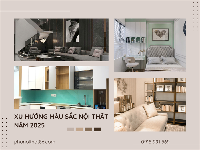 Xu Hướng Màu Sắc Nội Thất Năm 2025: Những Gam Màu Dẫn Đầu